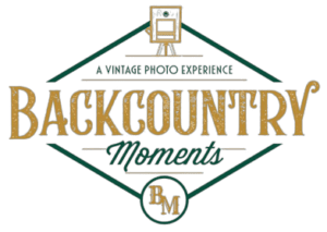 A black and yellow logo for backcountry moments.